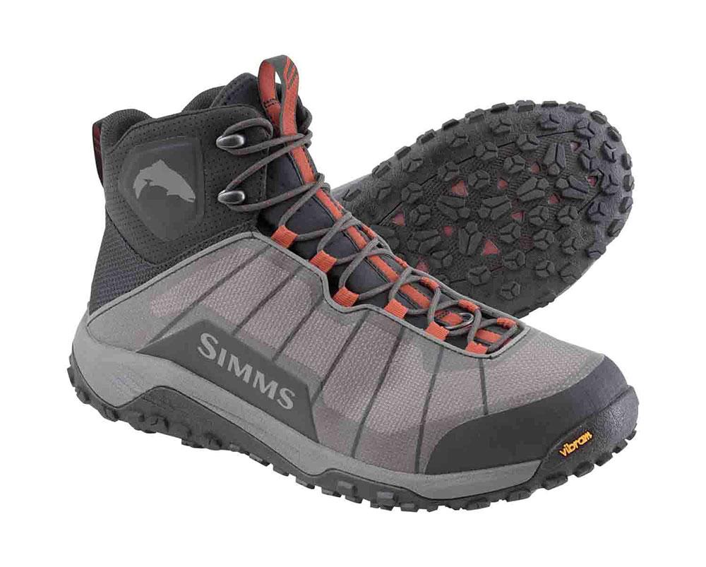 Simms Flyweight Boot Vibram Rubber in Steel Grey